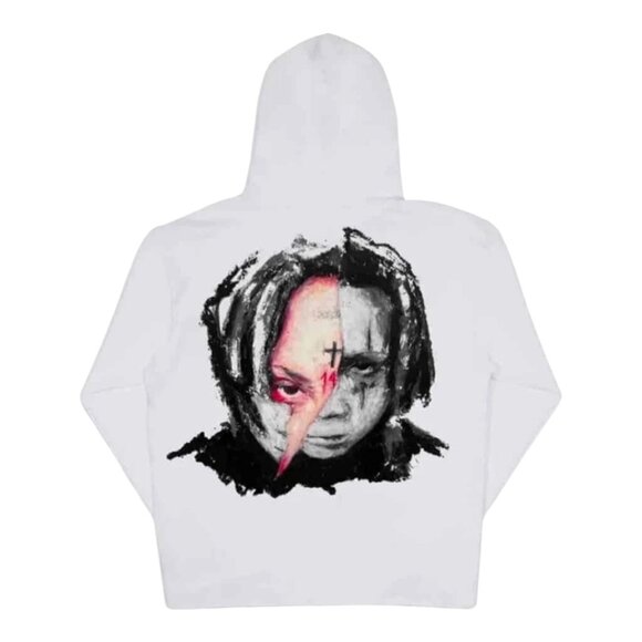Revenge Trippie Arch Logo Hoodie White - Picture 2 of 4